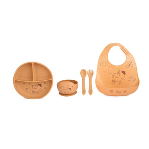 АМЕК BABY Сет за хранене 4 части КУЧЕ ДЖИМИ