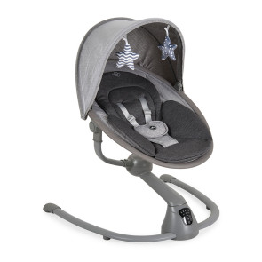 CANGAROO Електрическа люлка - шезлонг CLOUD PREMIUM PLUS СВЕТЛО СИВА