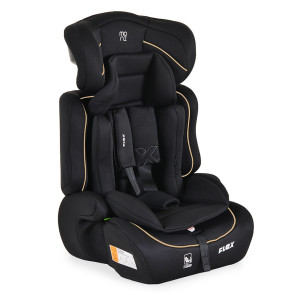 МОНИ Стол за кола I-SIZE FLEX (76-150 см) ЧЕРЕН/ БЕЖОВ КАНТ