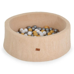 МОНИ Мек басейн BOUCLE за игра с 200 топки БЕЖОВ