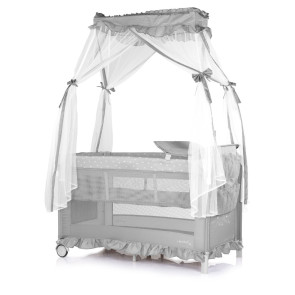 CHIPOLINO Кошара на 2 нива с балдахин PALACE ПЛАТИНА