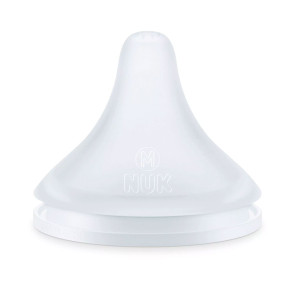 NUK PM Силиконов биберон за храна 3+м. 2 бр. р-р M