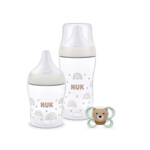 NUK PM Сет шишета 3 части TEMPERATURE CONTROL ДЪГА