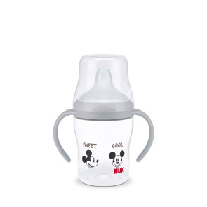 NUK PM Преходна чаша за сок със силиконов накрайник Thermo Control 150 мл. DISNEY МИКИ