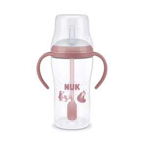 NUK Чаша за сок със сламка 260 мл. 8+ м. МЕЧКА