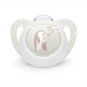 NUK FC Залъгалка силикон + кутийка 0-6 м 1 бр. ПИНГВИН