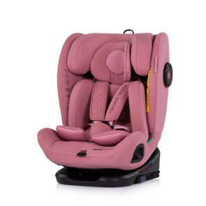 CHIPOLINO Стол за кола TECHNO IGROW 360° I-SIZE (40-150 см) ISOFIX РОЗОВ