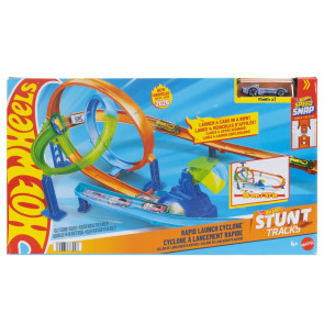 HW ACTION Комплект с Лупинги и Завои "Spring Driver" + Количка