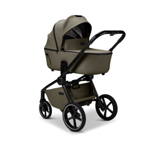 MOON Kомбинирана количка 2в1 RESEA 2.0 MOSS GREEN MELANGE