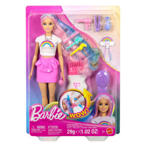 BARBIE STYLE Кукла Барби С Многоцветна Коса И Аксесоари За Прически