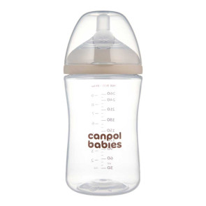CANPOL Шише PP 260 мл. Natural Shape 3+