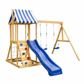 GINGER HOME Дървен комплект за игра 4в1 308х318х244 см.