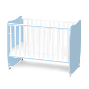 LORELLI Classic Легло-люлка 60/120 см. STARS БЯЛО/BABY BLUE