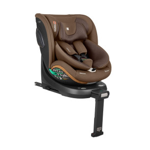 KIKKA BOO Стол за кола I-SIZE I-TWIST 360° ISOFIX (40-150 см) COFFEE