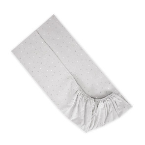 LORELLI Classic Чаршаф с ластик РАНФОРС 70/140 см. СИВО НЕБЕ