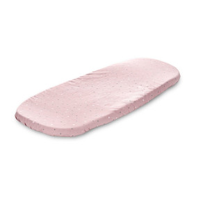 LORELLI Classic Чаршаф с ластик за кош за количка РАНФОРС 90/50 см. РОУЗ НЕБЕ