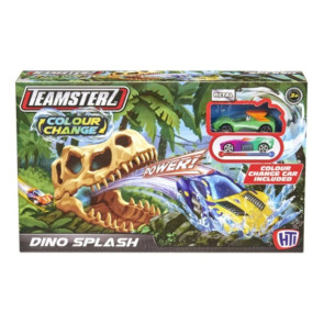 HTI TEAMSTERZ Dino Splash Писта Динозавър с количка