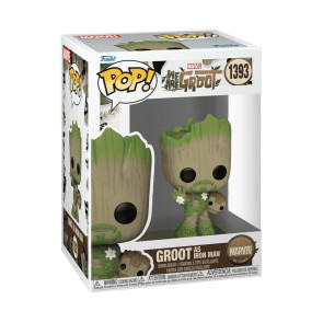 FUNKO POP Marvel "We Are Groot" Groot As Iron Man Bobblehead