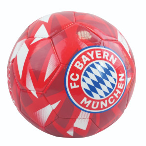 Футболна Топка FC Bayern Munchen "Tech Square" 2026 Червена, Размер 5
