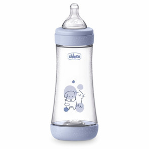 CHICCO Шише PERFECT5 PP силикон 300мл СИНЬО