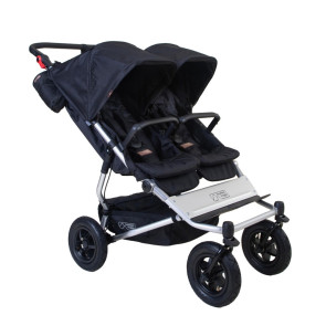 MOUNTAIN BUGGY Комбинирана количка за близнаци DUET HERITAGE PLUS V4 CAVIAR