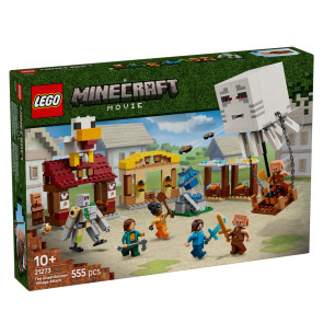 LEGO Minecraft Нападението на огнения призрак-балон в селото 21273
