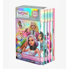 WOW Generation Комплект цветни моливи 4х12 броя