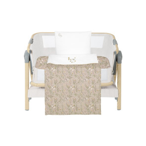 KIKKA BOO Сет 5 части за мини кошара SECRET GARDEN BEIGE