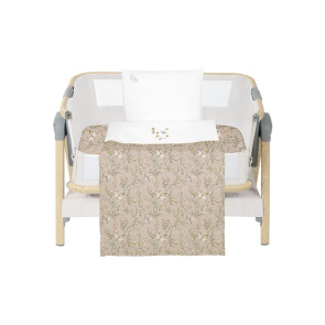 KIKKA BOO Сет 3 части за мини кошара SECRET GARDEN BEIGE