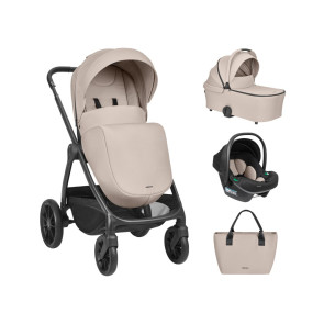 KIKKA BOO Комбинирана количка 3в1 MODENA BEIGE