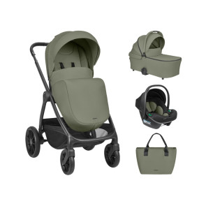 KIKKA BOO Комбинирана количка 3в1 MODENA ARMY GREEN