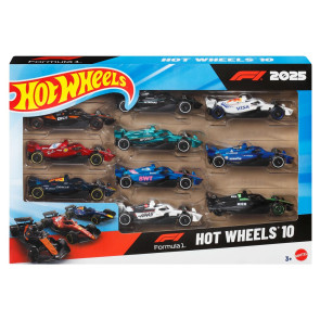 HW RACING 1:64 Количка 10 Броя "Formula 1"