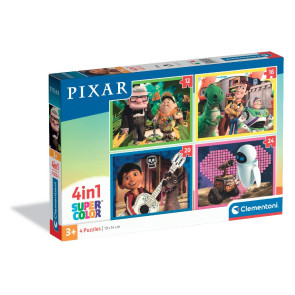 CLEMENTONI 4 В 1 Пъзел Pixar