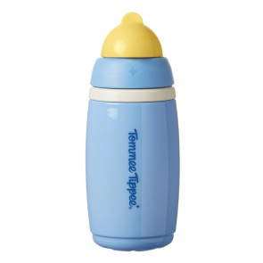 TOMMEE TIPPEE ACTIVE STRAW Неразливаща се термочаша със сламка 266 мл. 12+м СИНЯ