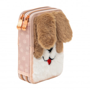 AstraBag Несесер Fluffy Puppy двоен, пълен