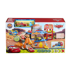 CARS HAULERS & SETS "Race & Rescue Command Center" + Количка Mcqueen