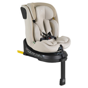 CANGAROO Стол за кола I-SIZE BRAVO 360° ISOFIX (40-150 см) VANILLA BEIGE