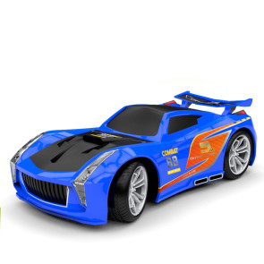 Кола Smart с часовник и гласови команди синя