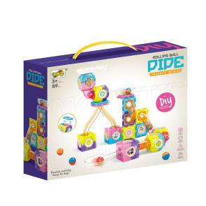 MAGNETIC Магнитен Конструктор с Тръби и Топче 89 части