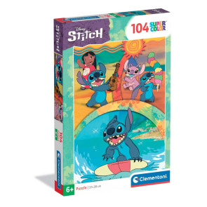 CLEMENTONI 104ч. Пъзел Disney Stitch 25042