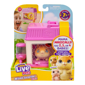 Little Live Pets Къщичка с хамстер и бебета изненади Mama Surprise Minis