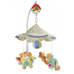 CANPOL Музикална въртележка GIRLS UNDER UMBRELLA