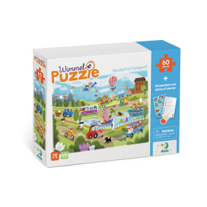 WIMMELPUZZLE Пъзел - Чуден транспорт 60 части