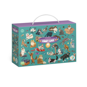 DODO Пъзел - Смешни котки 100 части