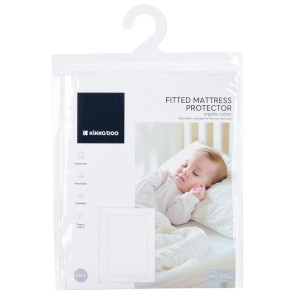 KIKKA BOO Протектор за матрак с борд ОРГАНИЧЕН ПАМУК за мини кошара 80/50/8 см.