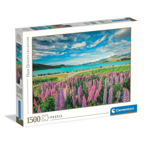 CLEMENTONI 1500ч. Пъзел High Quality Collection Lupins at Lake Tekapo