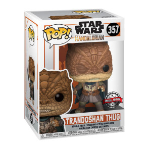 Funko POP! Фигура Disney Star Wars The Mandalorian - Trandoshan Thug (Special Edition) 357 Bobble-Head