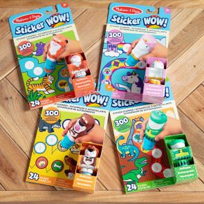 SM MELISSA AND DOUG Sticker WOW Книжка с 300 Стикера и Печат за Стикери