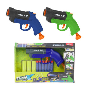 TToys Foam Strike X Пистолет Shock S 10 с Меки Стрели