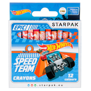 STARPAK цветни пастели 12 бр. Hot Wheels